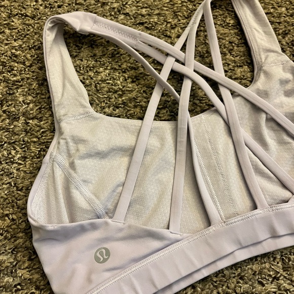 Lululemon Lavender Sports Bra size 6 - Picture 4 of 6